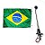 MASTRO DE POPA ALTA INTENSIDADE ESTROBO + Bandeira do Brasil - Imagem 3
