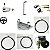 Kit para Johnson/Evinrude 25 HP 10PES + sistema de direção completo + comando lateral c/ kit e cabos - Imagem 1