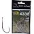 Anzol Lizard 4330 N 3/0 C/ 15 niquelado com farpas - Imagem 1