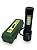 Lanterna JY-9842 de mão recarregavel  Led foco laser ajustavel preta - Imagem 2
