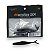 Isca Monster 3X Soft E-SHAD 9CM - BLACK 5UN - Imagem 1