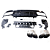 Difusor Traseiro Mercedes Classe C Modelo Coupe Estilo C63 W205 - Imagem 1