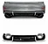 Difusor Traseiro Audi A3 Sedan Estilo RS3 C/ PONTEIRAS (2013-2016) - Imagem 1