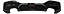 Difusor Traseiro SERIE 1 F20 Estilo M3 C/ LED (2015-2018) - Imagem 1