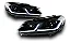 Farol Volkswagen Jetta Variant Estilo GTI SILVER Full LED (2010-2012) - Imagem 1
