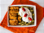 Frango Empanado com Macarrão ao Pesto com Sour Cream e Tomate Cereja - 200g ou 350g - Imagem 1