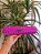 clutch Pink cetim fecho ródio negro - Imagem 1
