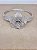 Pulseira Bracelete Flor Beaqueen zircônia banho ródio branco - Imagem 1