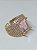 Anel Deusa Pink cravejado de zirconia - Imagem 1