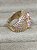 Anel Deusa Pink cravejado de zirconia - Imagem 4