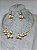 Conjunto Aro Flores Placa Texturizados - Imagem 1