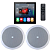 Kit Amplificador Parede Som And 11 + 2 Caixas Som Jbl 6fr2r - Imagem 1