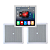 Kit Amplificador Parede Som And 10 + 2 Caixas Som Jbl 6fr1q - Imagem 1