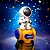 Brinquedo Hoverboard Espacial Com Astronauta Led e Música - Imagem 2