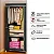 Guarda Roupa Closet Dobrável Organizador com Capa de Tecido - Imagem 7