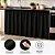 Cortina Para Pia de Cozinha - Preta - Imagem 4