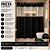 Cortina de Box com Visor e Ilhós 1,38m x 1,98m - Preta - Imagem 3