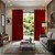 Cortina Blackout com Forro 2 em 1 Voil Vermelho com ilhos - 280x260cm - Imagem 3