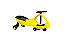 Carrinho de Rolimã Infantil Super Car - Amarela - Imagem 2