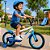 Bicicleta Infantil Aro 16 com Rodinha Removível - Branca - Imagem 3