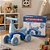 Bicicleta Infantil de Equilíbrio 4 Rodas - Azul - Imagem 3