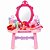Penteadeira Infantil de Brinquedo com Espelho 46 Peças - Rosa - Imagem 1