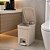 Lixeira com Pedal 6L - Bege - Imagem 2