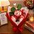 Buquê Decorativo Com Rosa Artificial 24cm - Vermelha - Imagem 1