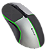 Mouse Gamer Sem Fio Wireless Usb Bluetooth 1600 Dpi LED RGB Cor Preto/cinza - Imagem 1