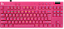 Teclado Gamer Com Fio Logitech G PRO X TKL RAPID com layout US, Switches Magnético- analógicos, Modo Rapid Trigger, Acionamento Ajustável, e RGB LIGHTSYNC - Magenta - Imagem 1
