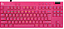 Teclado Gamer Com Fio Logitech G PRO X TKL RAPID com layout US, Switches Magnético- analógicos, Modo Rapid Trigger, Acionamento Ajustável, e RGB LIGHTSYNC - Magenta - Imagem 1