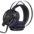 Headset Gamer Knup Bass Vibration 7.1, com Iluminação USB + P2, Microfone, Azul/Preto- KP-417 - Imagem 1