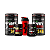Whey Protein Black 1kg + 100% Pure Creatina 300g + Testo Vasodilatador 200g + Shaker - Imagem 1