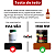 Whey Protein Black 1kg + 100% Pure Creatina 300g + Testo 200g + Shaker - Imagem 4