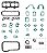 JOGO DE JUNTA MOTOR FIAT 147 ELBA PREMIO FIORINO 1.0 1.3 8V MTR FIASA COMPLETO COM RETENTORES - Imagem 1