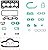 JOGO DE JUNTA MOTOR FORD CORCEL 1 1.3 1.4 8V MTR CHT 71/77 COMPLETO SEM RETENTORES - Imagem 1