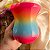 Cuia de Chimarrão Arco Iris Madeira Personalizada - Imagem 2