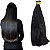 Cabelo Humano Liso Brasileiro 65cm - Castanho Escuro - Imagem 2