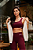 Top Fitness Seamless Lovely Canelado Vinho - Imagem 3