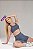 Top Fitness Seamless Lovely Canelado Cinza Fendi - Imagem 5