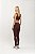 Legging Fitness Seamless Glam Modeladora Marrom Chocolate - Imagem 2