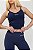 Legging Fitness Seamless Glam Modeladora Azul Dior - Imagem 8