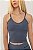 Top Fitness Seamless Urban Canelado Cinza Fendi Surton - Imagem 1