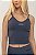 Top Fitness Seamless Urban Canelado Cinza Fendi - Imagem 1