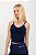 Top Fitness Seamless Urban Canelado Azul Dior Surton - Imagem 6