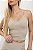 Top Fitness Seamless Urban Canelado Nude - Imagem 1