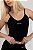 Top Fitness Seamless Urban Canelado Preto - Imagem 1