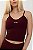 Top Fitness Seamless Urban Canelado Vinho - Imagem 1