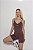Macaquinho Fitness Seamless Bold Marrom Chocolate - Imagem 3
