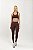 Top Fitness Seamless Lovely Canelado Marrom Chocolate - Imagem 3